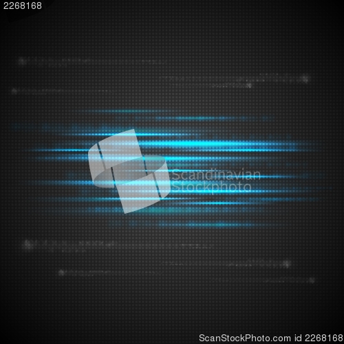 Image of Shiny blue abstract stripes