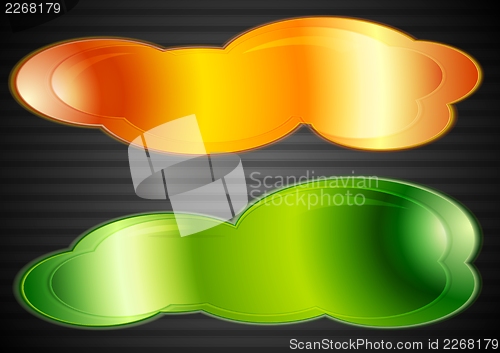 Image of Colourful abstract web elements