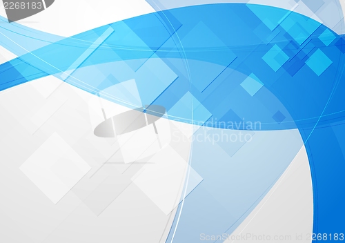 Image of Bright blue abstraction