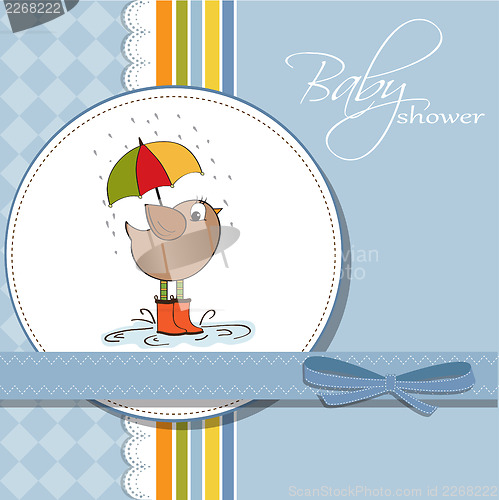 Image of new baby announcement card