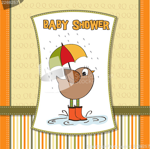 Image of new baby announcement card