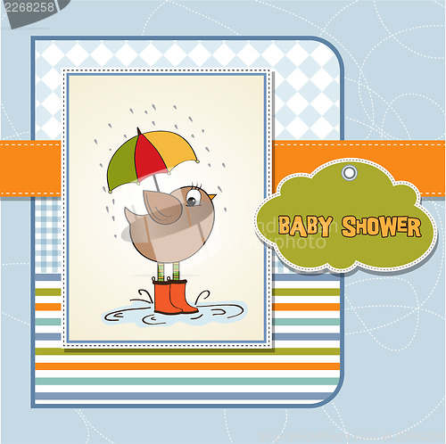 Image of new baby announcement card