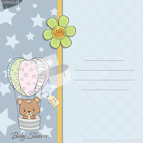 Image of new baby boy announcement card