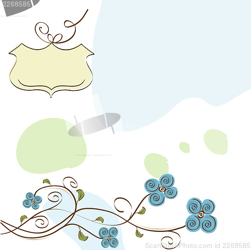 Image of romantic flowers background