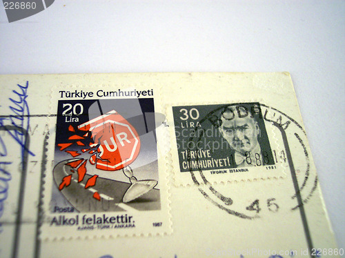 Image of two Turkish stamps