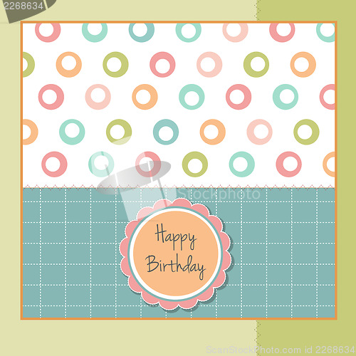 Image of greeting card template design