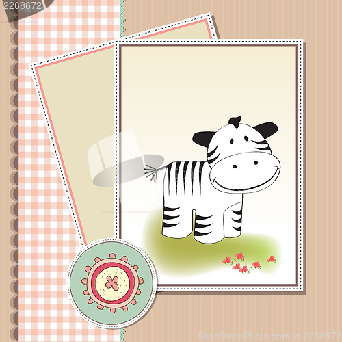 Image of cute baby shower card 