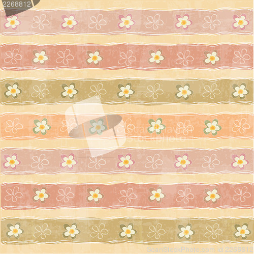 Image of seamless pattern background with flowers