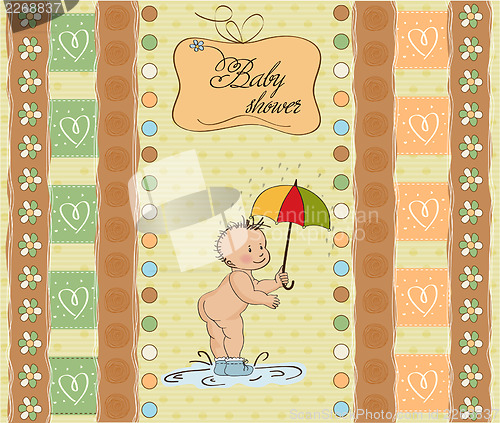 Image of new baby announcement card