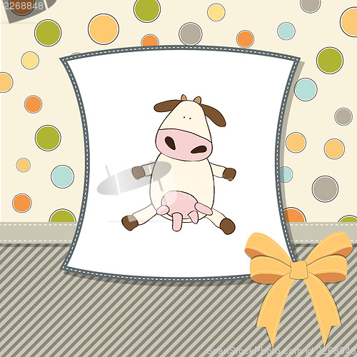 Image of fun greeting card with cow
