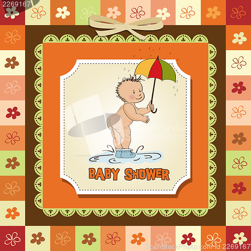 Image of new baby announcement card