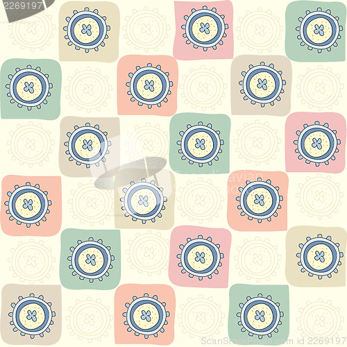 Image of childish seamless abstract pattern