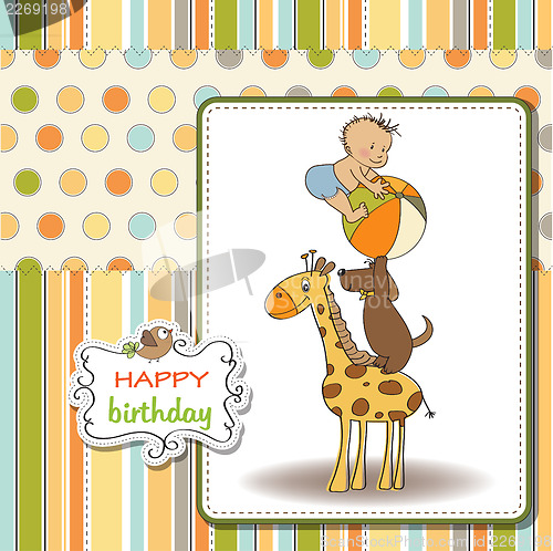 Image of funny cartoon birthday greeting card