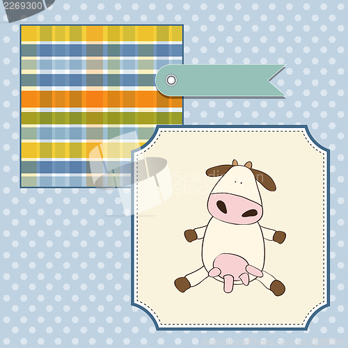 Image of fun greeting card with cow