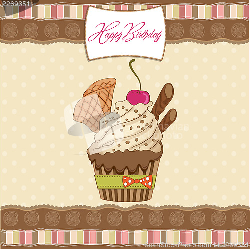 Image of Birthday cupcake