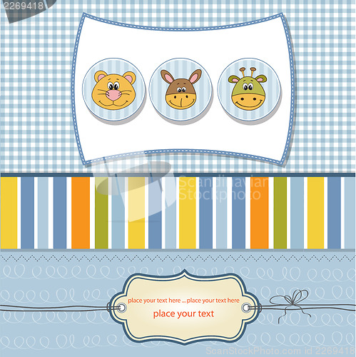 Image of baby shower card