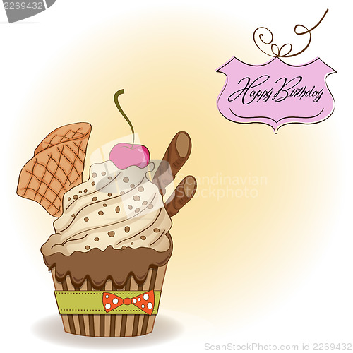 Image of Birthday cupcake