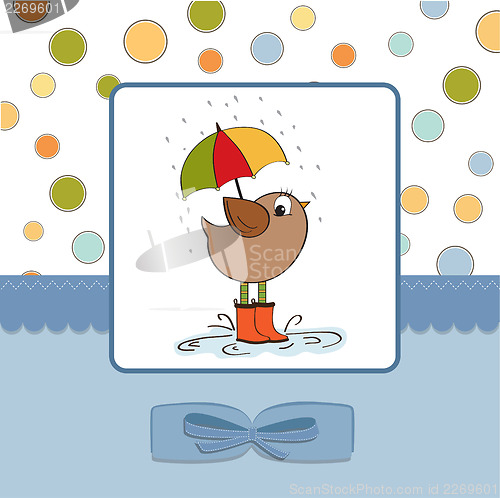 Image of new baby announcement card
