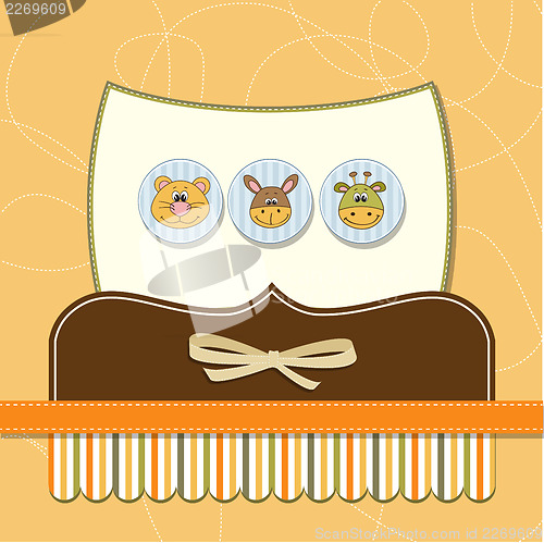 Image of baby shower card