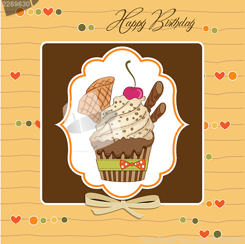 Image of Birthday cupcake