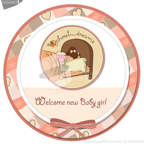 Image of new baby girl arrived