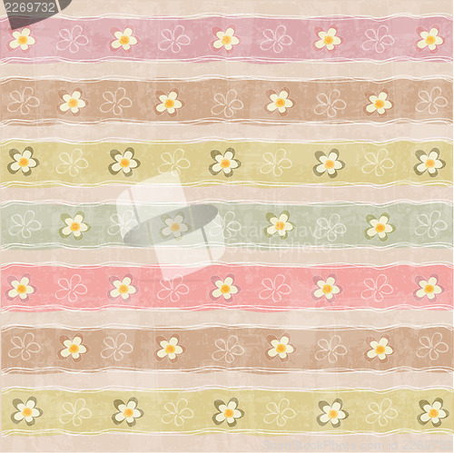 Image of seamless pattern background with flowers