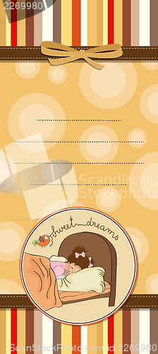 Image of funny baby shower cartoon card