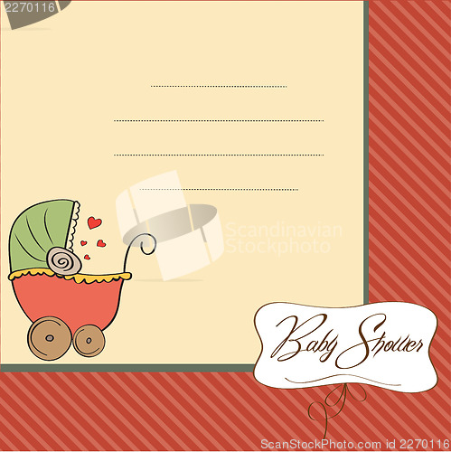 Image of new baby announcement card