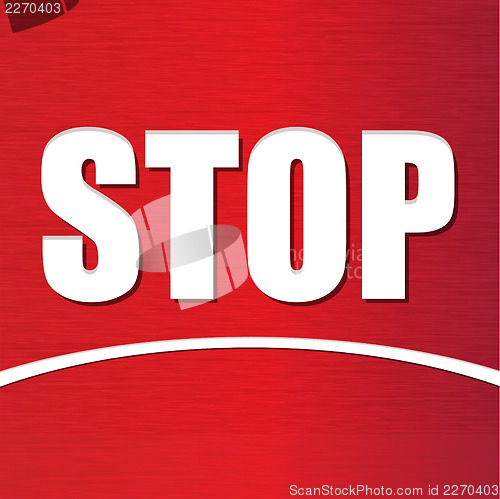 Image of  red stop sign 