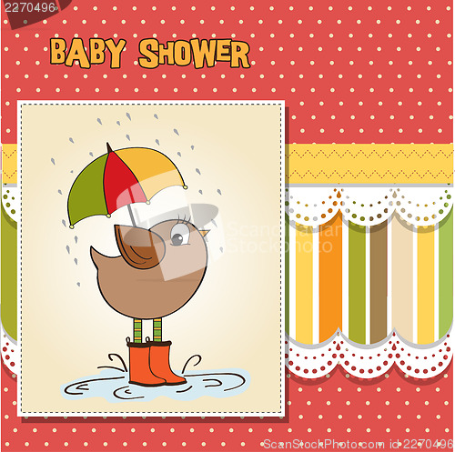 Image of new baby announcement card