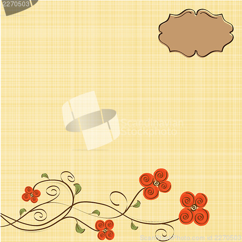 Image of romantic flowers background