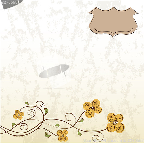 Image of romantic flowers background