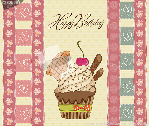 Image of Birthday cupcake