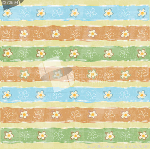 Image of seamless pattern background with flowers