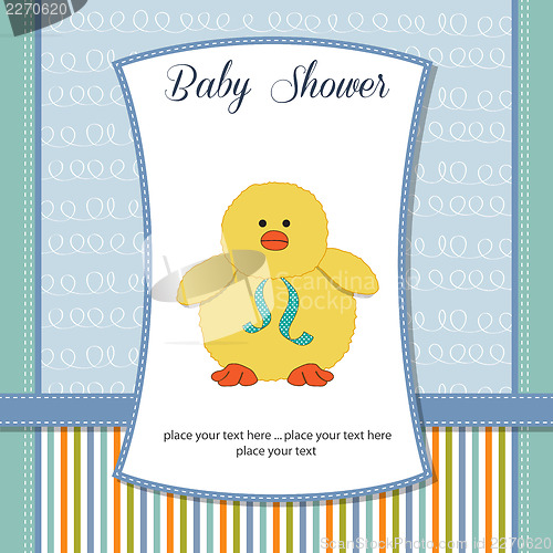 Image of  baby boy welcome card