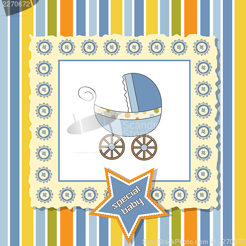 Image of shower card with pram