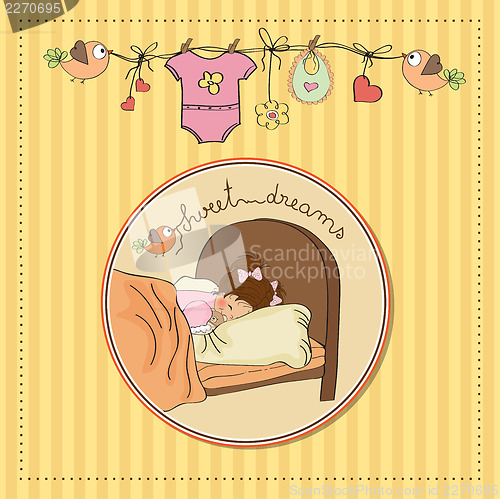 Image of new baby girl arrived