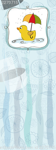 Image of baby boy shower card