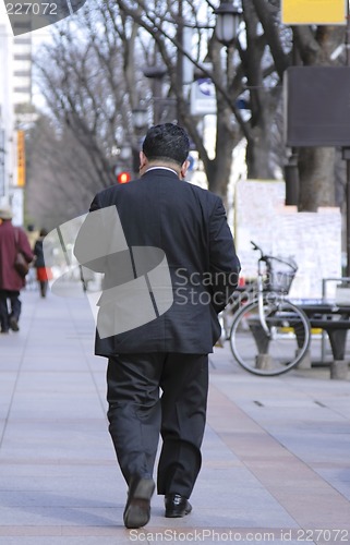 Image of Obese businessman