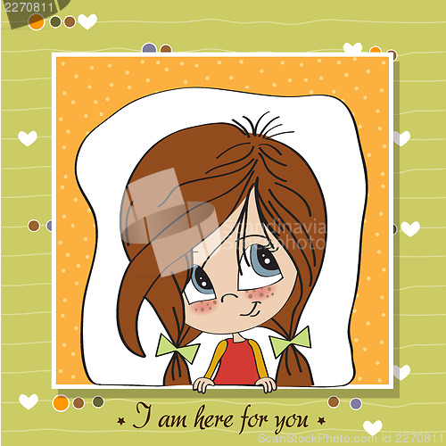 Image of young girl smiling