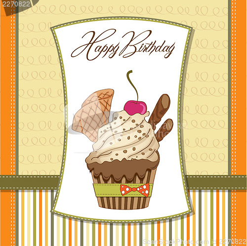 Image of Birthday cupcake