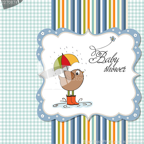Image of new baby announcement card