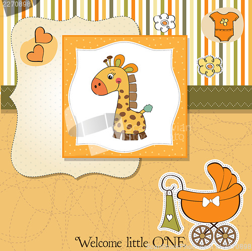 Image of new baby announcement card