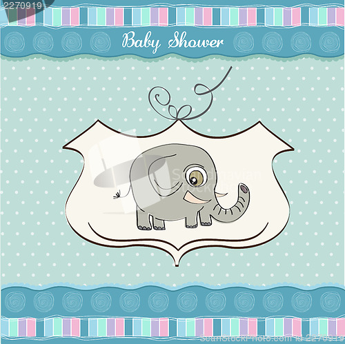 Image of new baby boy announcement card