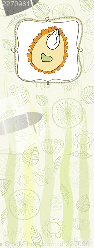 Image of new baby announcement card