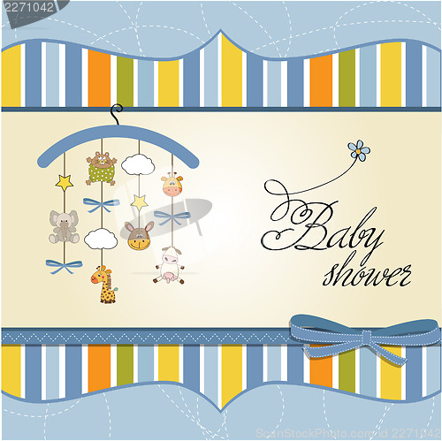 Image of welcome baby announcement card