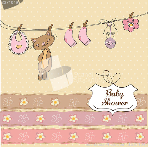 Image of Baby shower invitation card