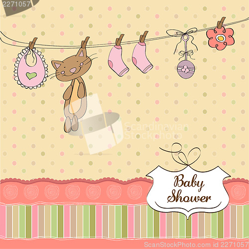 Image of Baby shower invitation card