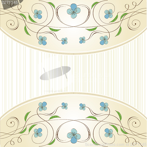 Image of seamless pattern background with flowers
