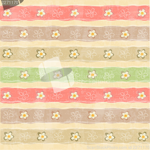 Image of seamless pattern background with flowers